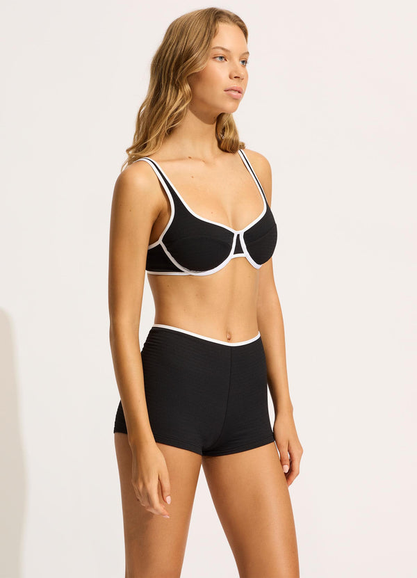 Beach Bound DD Underwire Bikini Top - Black