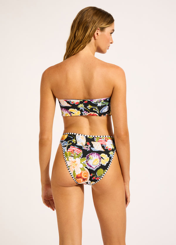 Riviera Coast Reversible Tube Top Bikini Top