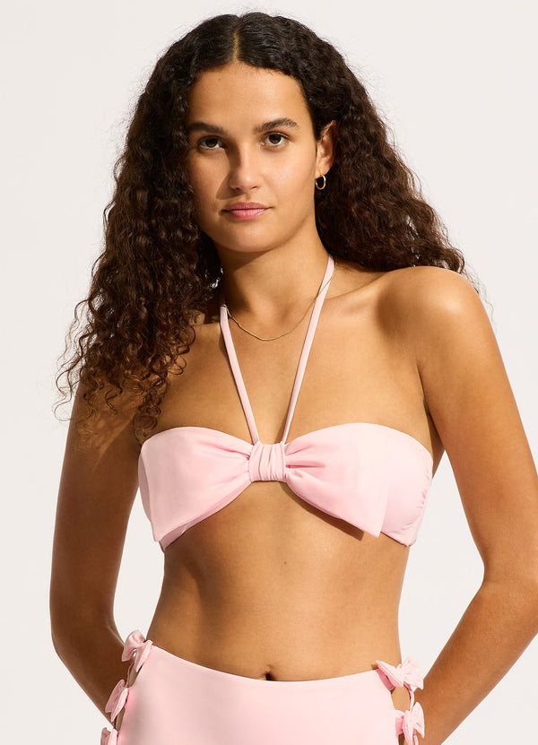 Beau Bow Front Bandeau - Blossom