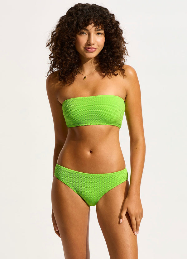 Sea Dive Hipster Bikini Bottom - Jasmine Green