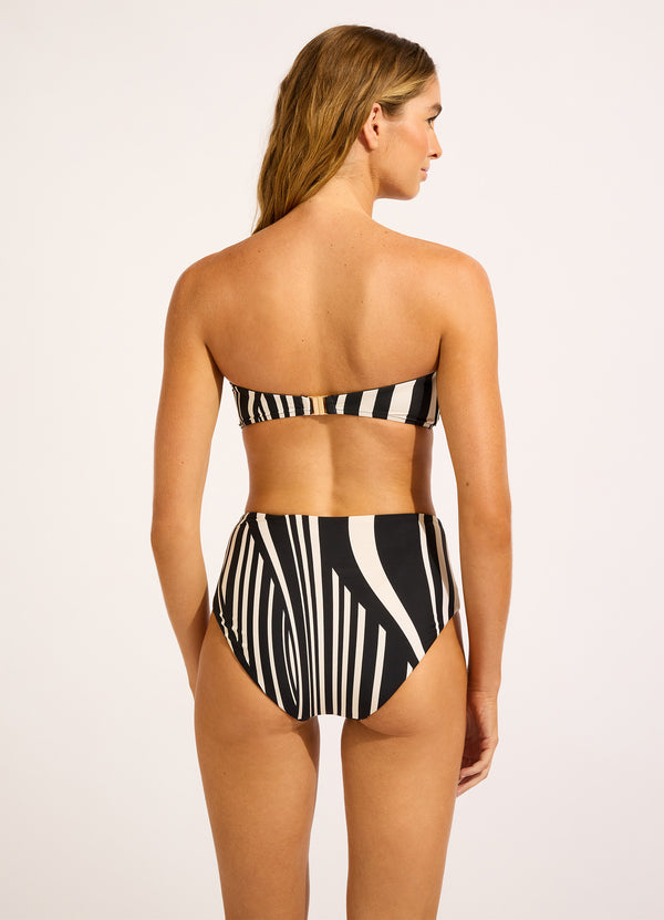 Coastline High Waisted Bikini Bottom