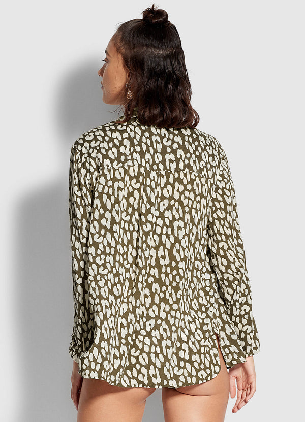 Leopard Shirt - Khaki