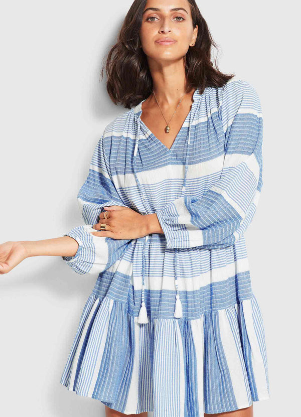 Jacquard Dress - Blue