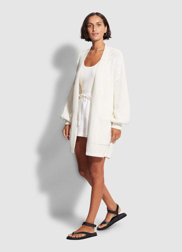 White Wash Knit - White