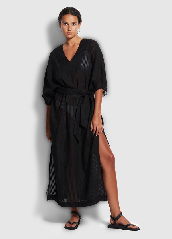 Longshore Kaftan - Black