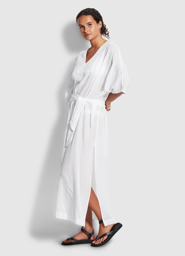 Longshore Kaftan - White