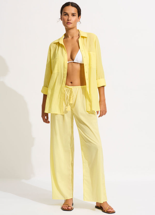 Breeze Beach Shirt - Lime Light
