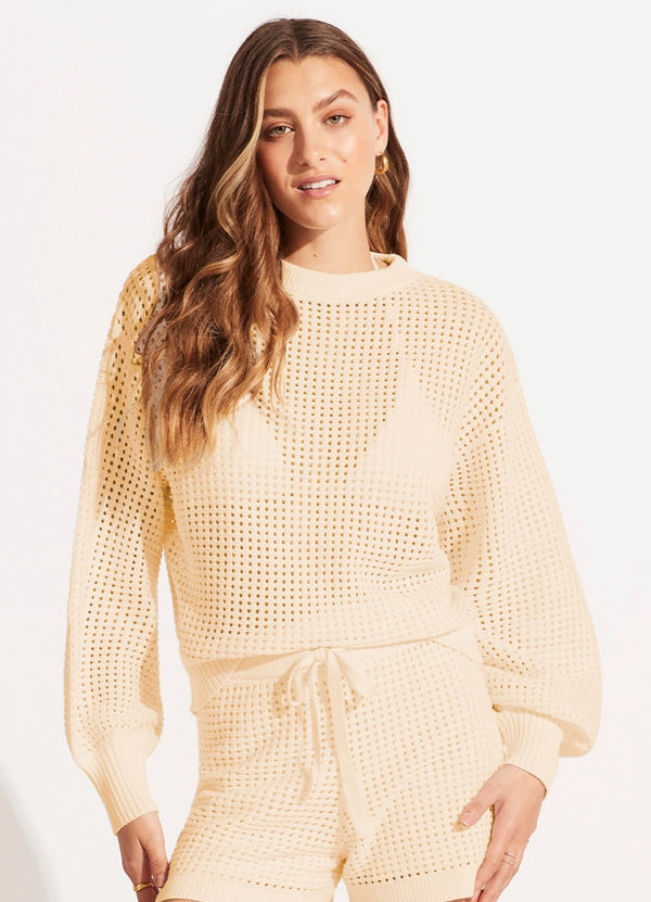 Byron Knit Jumper - Ecru