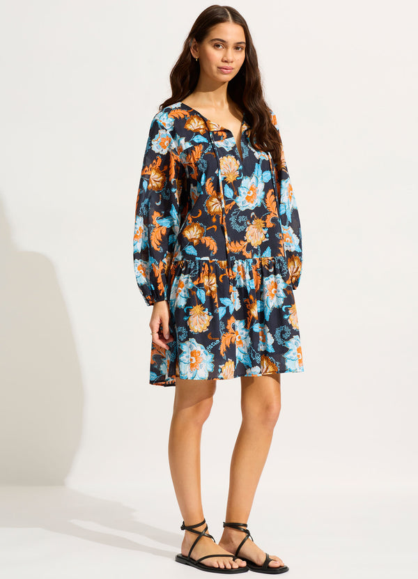 Spring Festival Cover Up - True Navy