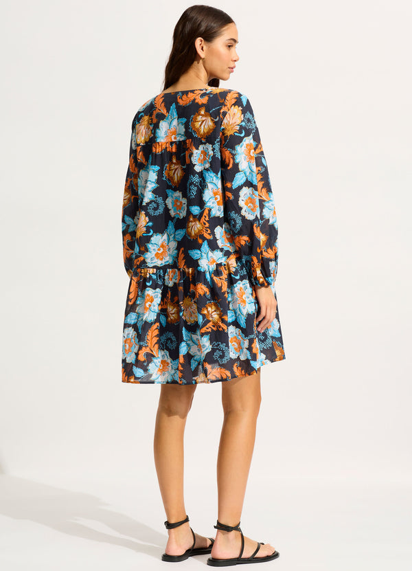 Spring Festival Cover Up - True Navy