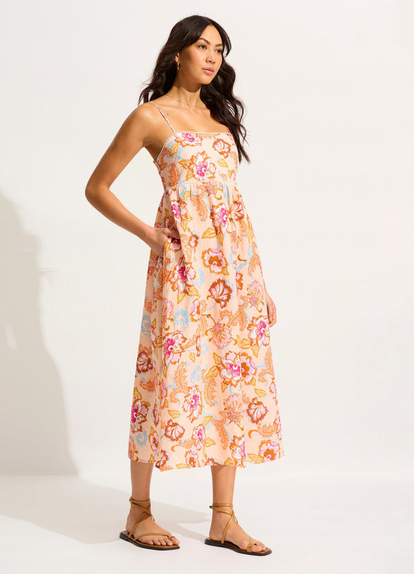 Spring Festival Midi Dress - Nectar