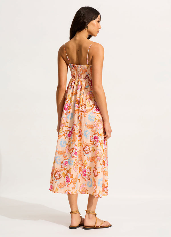 Spring Festival Midi Dress - Nectar