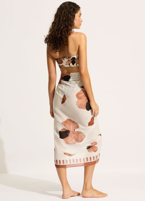 Secret Garden Sarong - Black