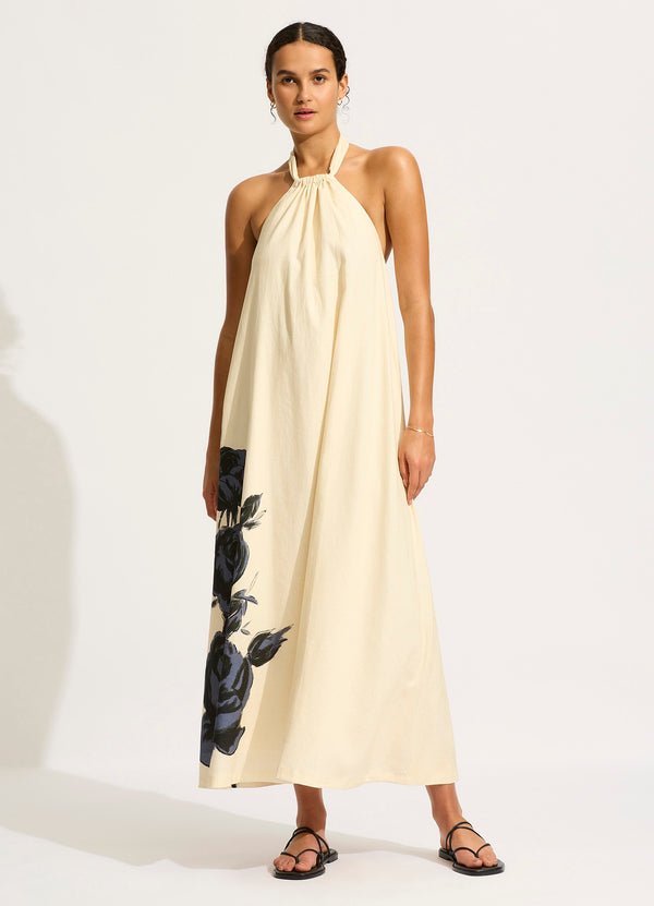 Rococo Maxi Dress - Black