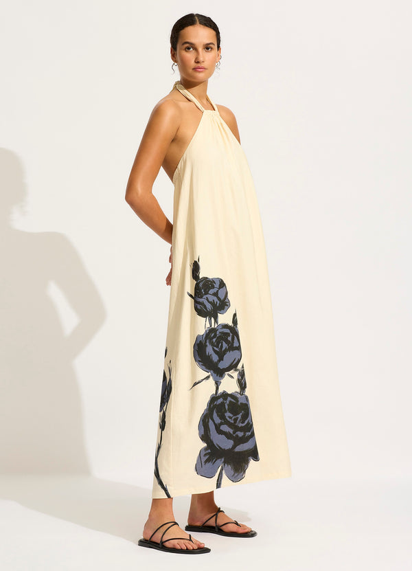 Rococo Maxi Dress - Black