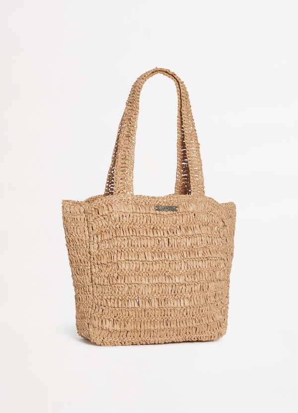 Shores Woven Tote Bag - Natural