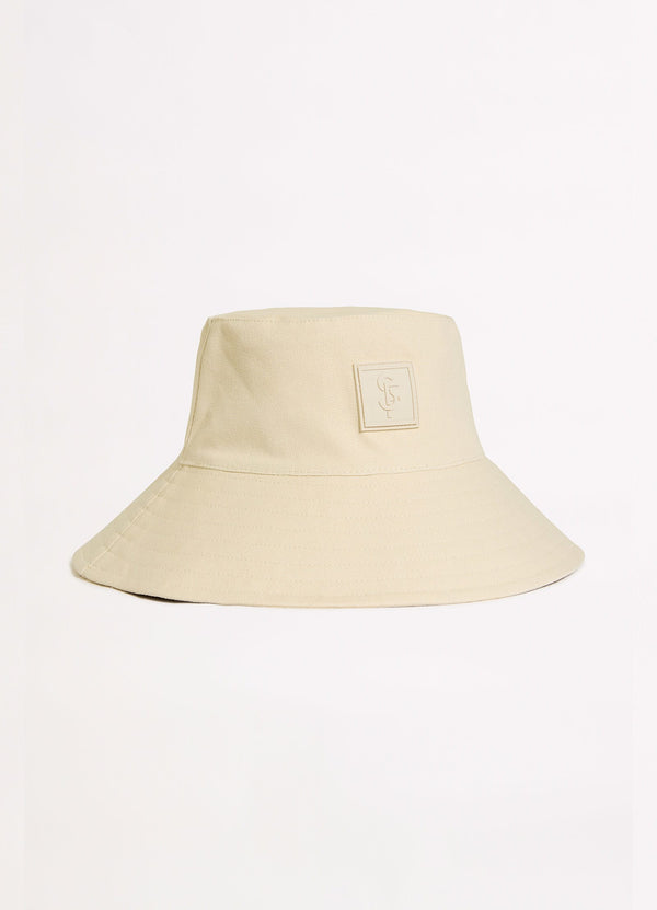 Wish You Were Here Canvas Bucket Hat - Sand