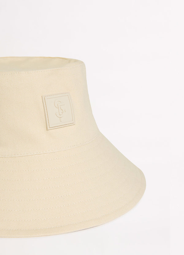 Wish You Were Here Canvas Bucket Hat - Sand