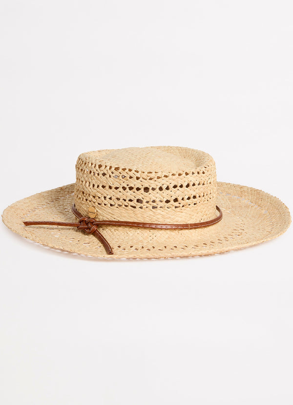 Savona Boater Hat - Natural