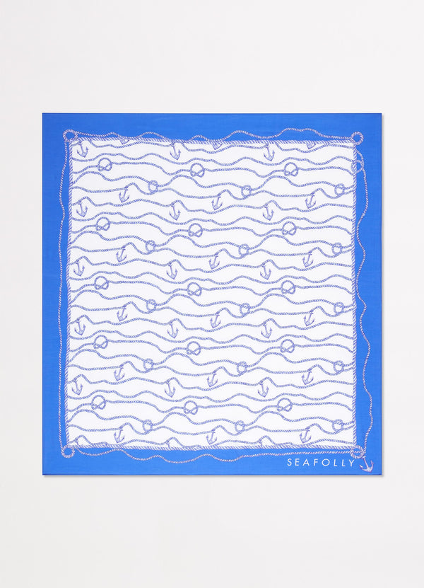 Set Sail Scarf - Azure