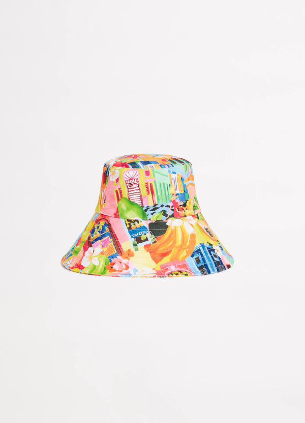Oversized Bucket Hat - Turquoise
