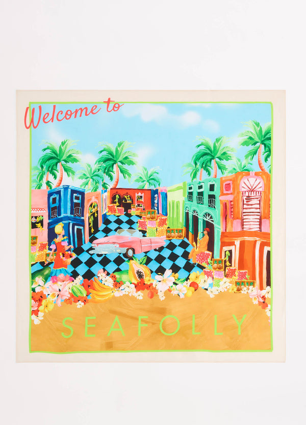 Cuba Scarf - Turquoise