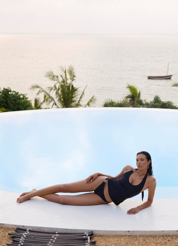 Jetset Lien Hipster Trim Side Bikini Bottom