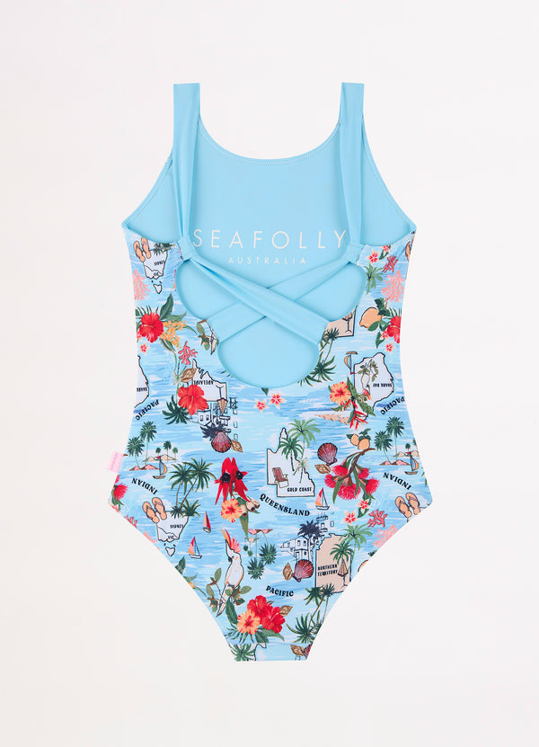 Girls Summer Vacay One Piece - Summer Vaca