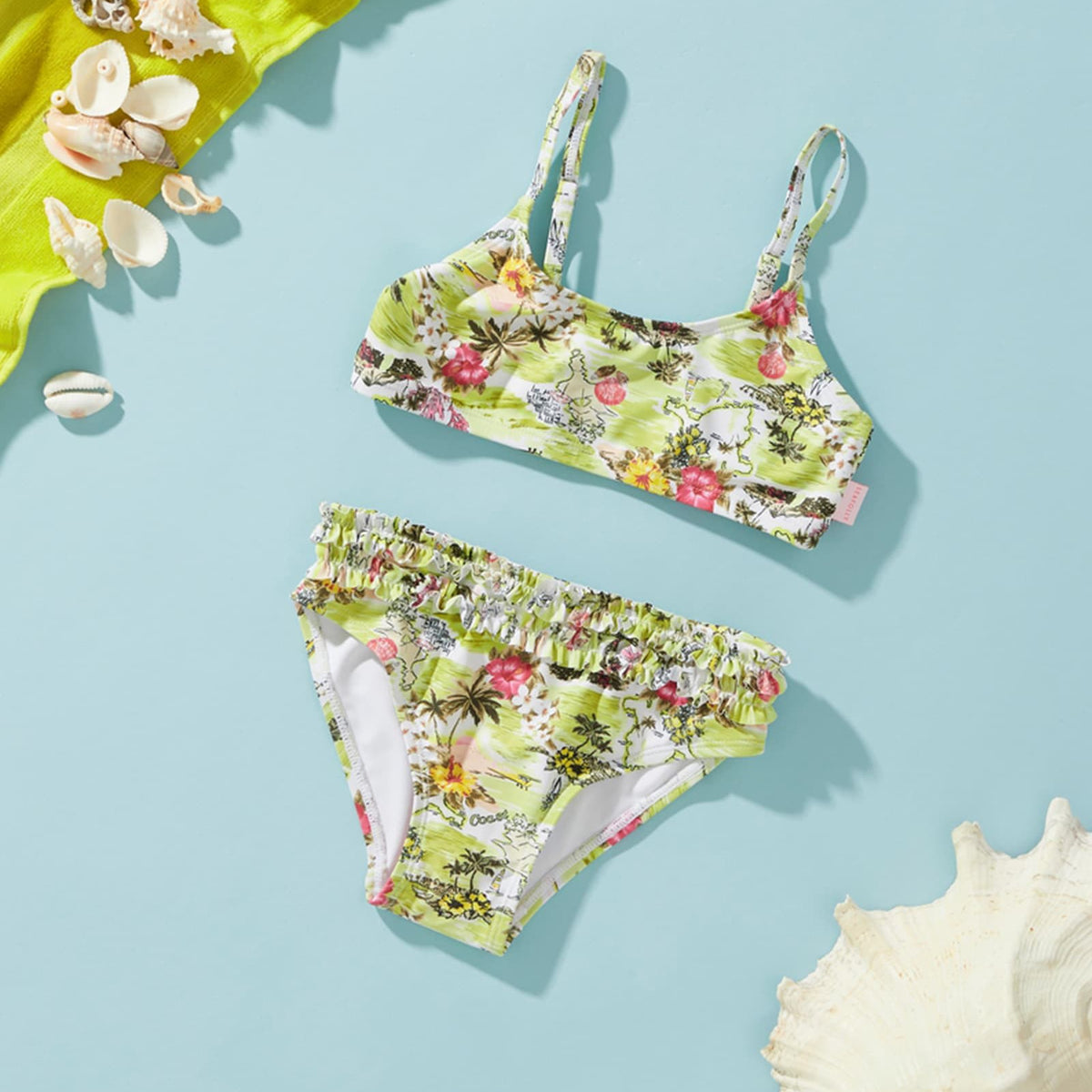 Girls' Coastal Breeze Bikini Set