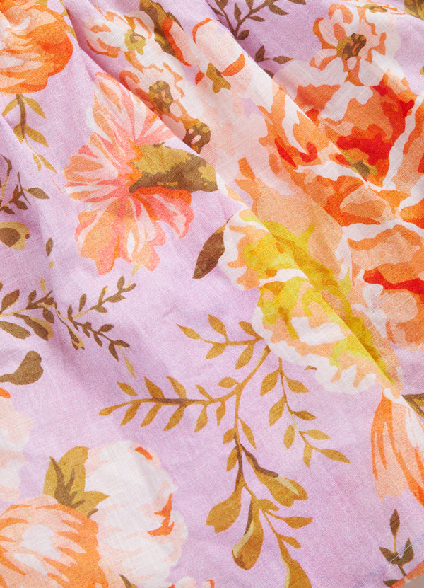 Paradise Garden Tiered Dress - Lilac