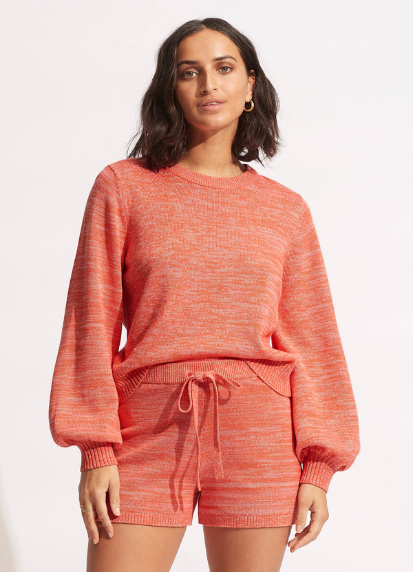 Maple Knit Short - Chintz Pink