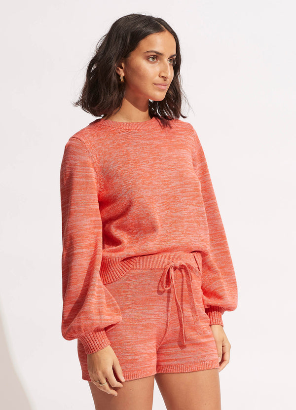 Maple Knit Short - Chintz Pink