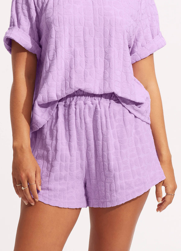 Capri Terry Short - Wild Rose