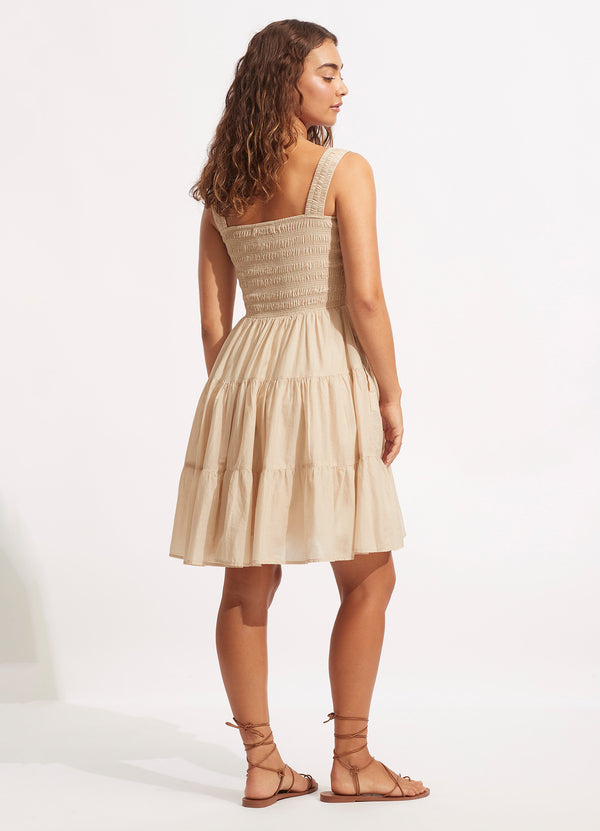 Faithful Mini Dress - Natural