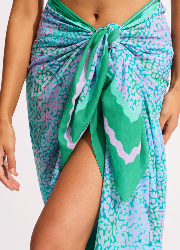 Sea Skin Sarong - Vivid Green