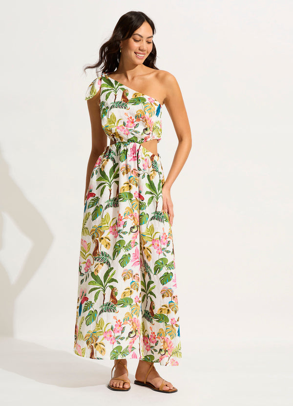 Tropica Midi Dress - Ecru