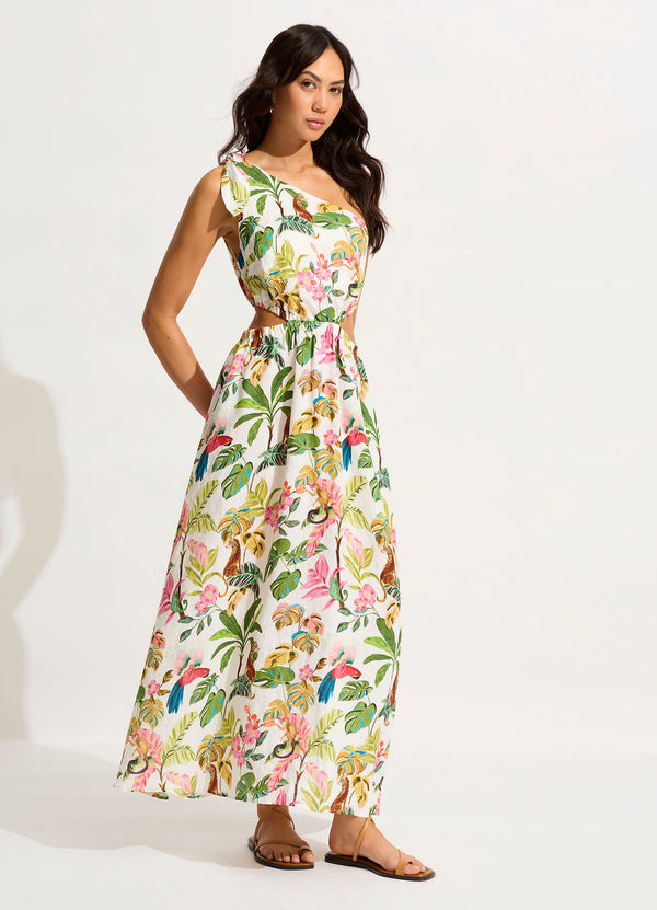 Tropica Midi Dress - Ecru