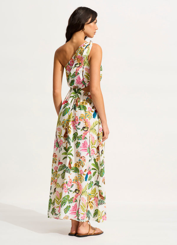 Tropica Midi Dress - Ecru