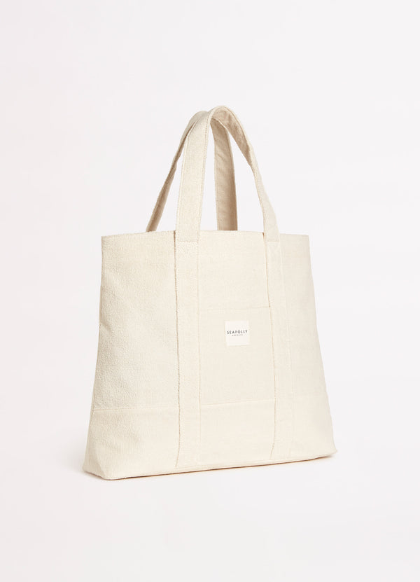 Terry Beach Tote - Sand