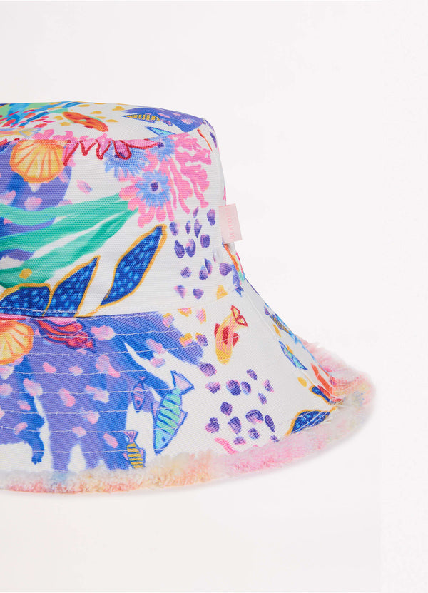 Under The Sea Bucket Hat - White