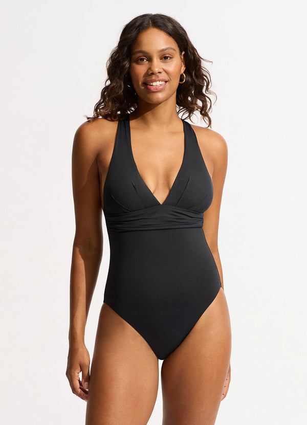 Cross back one piece bathing suit hotsell