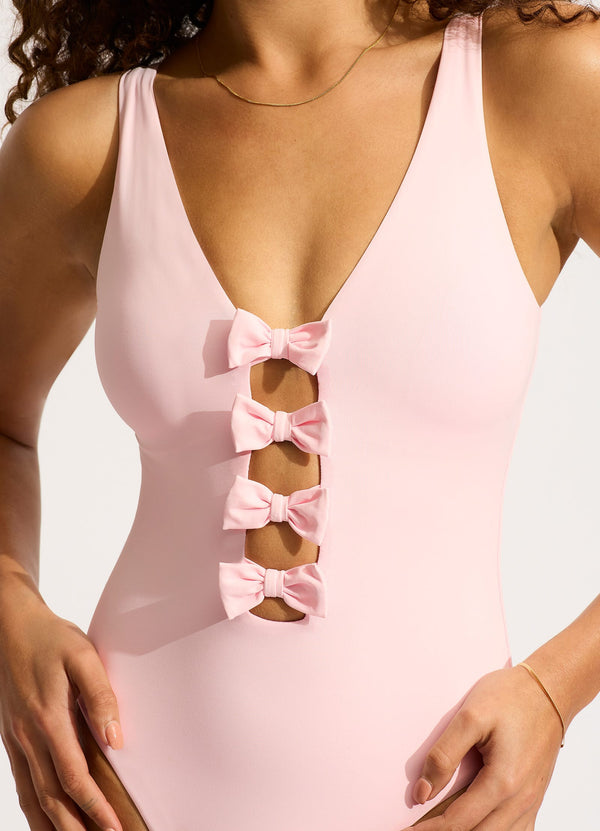 Beau Bow Front One Piece - Blossom