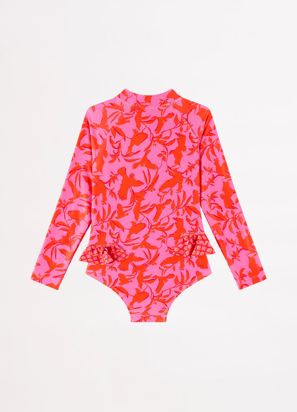 Birds Of A Feather Girls Paddlesuit - Birds Feath