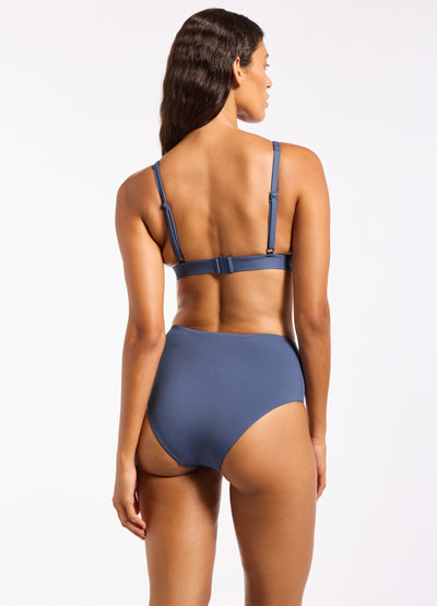 Jetset Smooth Longline Triangle Bikini Top