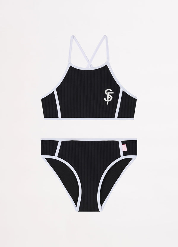 Essentials Girls Sporty Bikini - Black
