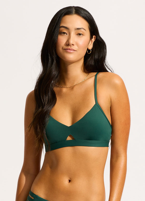 Seafolly Collective Hybrid Bralette - Evergreen