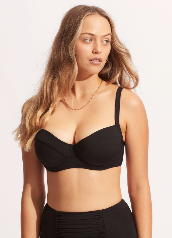 Seafolly Collective DD Cup Underwire Bra - Black