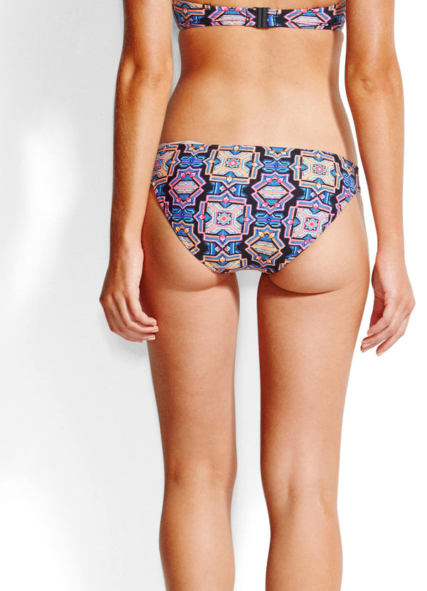 Sun Temple Hipster Bikini Bottom - Black
