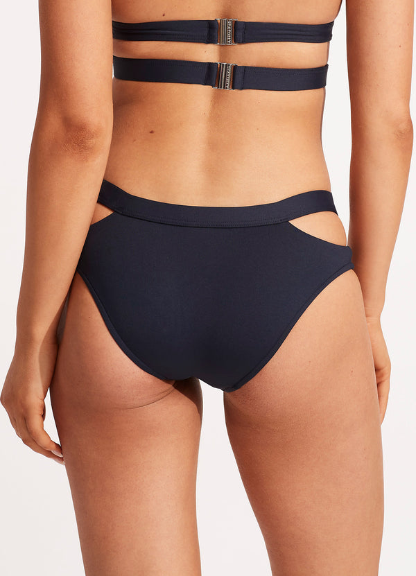 Seafolly Collective Split Band Hipster Pant - True Navy