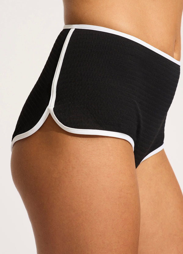 Beach Bound Boyleg Bikini Bottom - Black